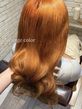 ヘアリゾート エーアイ 川越店(hair resort Ai) オレンジカラー/オレンジベージュ/オレンジ/