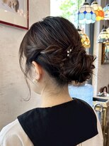 フェイバー 警固店(FAVOR) 大人かわいいアップヘアアレンジ/福岡/天神/警固