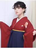卒業式袴着付けヘアセットヘアアレンジsola:neolive相模大野店