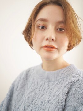 パール(PearL) 《PearL》シアーベージュの抜け感ボブパーマ