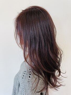 マヤ 小瀬店(MYA) ピンクブラウンAujua/白髪ぼかし/髪質改善/イルミナカラー