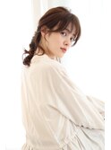 お呼ばれヘア☆大人アレンジ☆巻きおろし