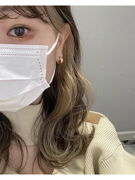 トリート 南行徳本店(TREAT) インナーハイライト×ハニーベージュ×イヤリングカラー/南行徳