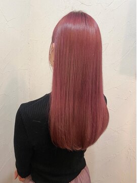 レイール 下北沢(Reir) 【Reir下北沢】*ストレートロング+ピンクベージュ*