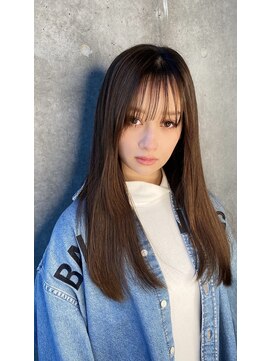 ユアーズヘア あざみ野店(youres hair) シンプルだから美しい 涼風ストレート 美髪ストレート