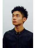 メンズ黒髪ショート&ツーブロック
