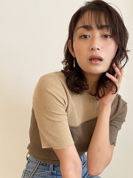 マイラ 銀座(myla) 大人女子のシースルーバングミディ【Yamaki Ayako】