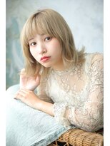 リトバイプティパ(Lit by petit-pas) ふんわりハイトーン/前髪