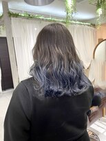 ヘアー ホスピタル ソアン(hair hospital soan)&nbsp;2トーンカラー☆グレー☆ブルー