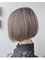 エース 糸島店(ase.) 人気のミニボブ。めくるとツーブロック！