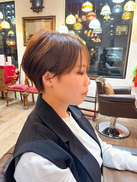 フェイバー 警固店(FAVOR) 【FAVORチーフ】似合わせショート　パーソナルカラー診断