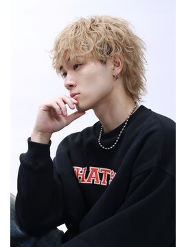 リップスヘアー 梅田アネックス(LIPPS hair) 波巻きマッシュウルフ