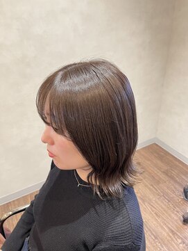 アンシェル(UNCHEL) ミディアムスタイルレイヤーボブヘアアレンジ髪質改善髪質再生