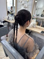 ファースト 祇園本店(first) 【ヘアセットサロンfrst】カチモリポニーテール♪