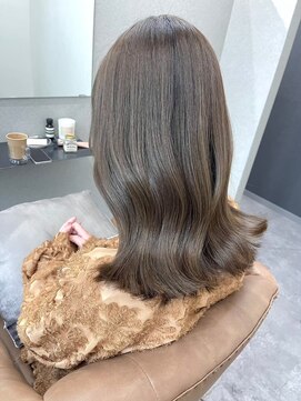 スラッシュ(SLASH) 髪質改善/グレージュ/透明感カラー/ナチュラル/