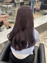 ペレ 栄店(PELE)&nbsp;デザインカラー/レイヤーカット/ウェットヘア/オリーブベージュ