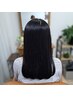 カット＋ノーマルストレート(ボリュームダウン)￥9,800→￥9,000