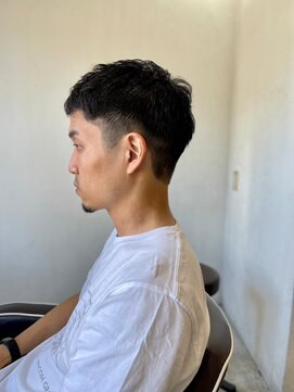 メンズカット バイ ソイクフ(メンズカット by SOY-KUFU) MEN'SHAIRアッシュブラックベリーショートダークアッシュ