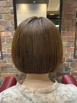 オレンジポップ 検見川浜南口店(ORANGE POP)&nbsp;ミニボブ×くすみベージュ