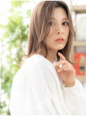 ■かきあげ前髪ショコラアッシュ外ハネウルフ401大宮20代30代