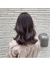 【 人気NO,1☆】カット＋つやカラー＋プチ髪質改善トリートメント　120分
