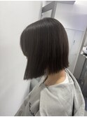 韓国/レイヤー／イメチェン/ホワイト/外ハネポブ/美髪/渋谷