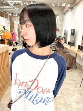 カシェル(cashel kishaba) 黒髪×ボブ