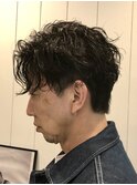 スパイラルパーマ/ツイストスパイラル/波巻きパーマ/刈り上げ