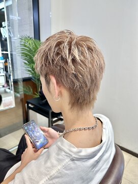 タヤ 大阪上本町店(TAYA) 【メンズ/ミルクティーベージュ/ダブルカラー】