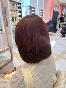 リー 梅田(Lee) ブリーチなしピンク！