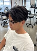 毛流れセンターパート