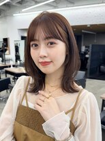 ガーデントウキョウ(GARDEN Tokyo)&nbsp;くびれレイヤー/暗めカラー/ショコラブラウン/前髪カット