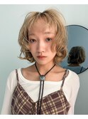 大人可愛い顔周りレイヤーカットボブ似合わせ小顔ヘア梅田