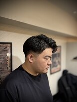 プラウド(PROUD)&nbsp;【proud】サイドパート／七三分けワンカールパーマ/フェード