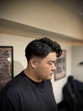 プラウド(PROUD) 【proud】サイドパート/七三分けワンカールパーマ/フェード