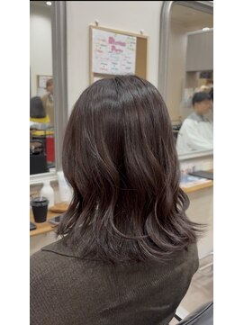 ヘアアンドメイク 心座(hair&make) 艶柔らかさ抜群ベージュ