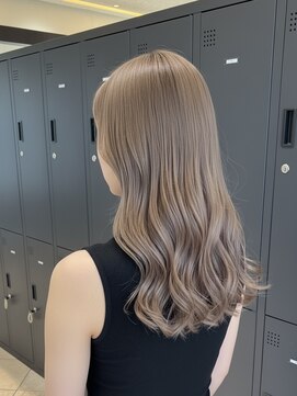 プロデュース 淵野辺店(Produce) 顔周りカットハッシュカットダークブラウンワンホンレイヤー韓国