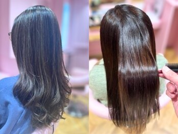 ヘアアートディックス 土気店(Hair Art dix)の写真/お客様の髪質に合わせた縮毛矯正