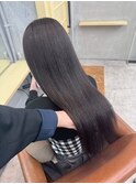 シルク髪髪質改善ストレート/ダークグレージュ【神戸】