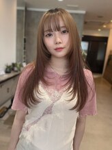 イル(ill)&nbsp;レイヤーカット ロング ベージュカラー 大須