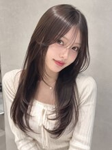 ジーナ 渋谷駅前(Zina)&nbsp;髪質改善*ハッシュカット韓国デザインカラー*前髪【Zina渋谷】