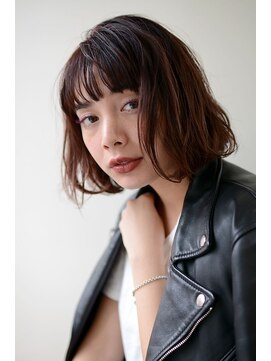 ミラバイグリーン(Mira by green) ジグザグバング×ボブ【前下がり】