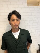 美容室 クルー(Crew) ナチュラルウェーブショート  モデル 中小路 秀雄