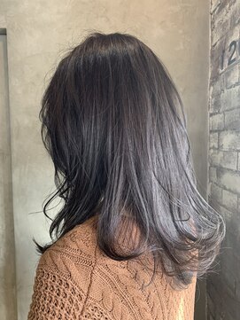 シックス ヘア ワーク ショップ(No.06 Hair Work Shop) 【No.06HWS】medium layer×グレージュラベンダー