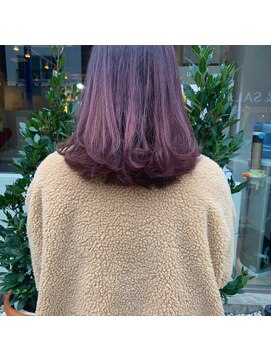 ヘアーアンドメイク シーク 八王子(HAIR&MAKE SeeK) ピンクバイオレット