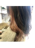 【latte atelier】ブリーチなし☆インナーカラー