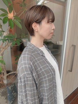 トップヘアーヒルズ 安城(TOP HAIR HILLS) ダブルカラーショート/ことりベージュ/ニュアンスカラー