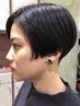 カット＋部分ストレートパーマ