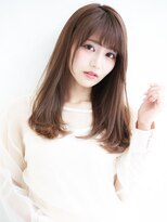 アイニティ 江坂(Inity) ☆inity☆シースルー前髪　キャラメルベージュ　セミロング