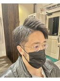 大人カジュアルアップバング